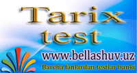 6-sinf tarix fanidan online test savollari